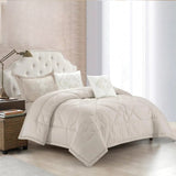 مفرش AQUA صيفي بديل الحرير مزدوج - 200×200 سم - 7 قطع