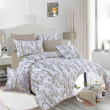 مفرش صيفي نفر ونص وجهين 4 قطع - تيفال