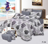 مفرش صيفي نفر ونص وجهين 4 قطع