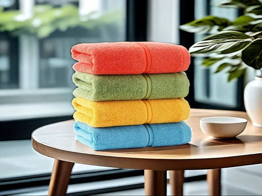 مجموعة مناشف يد فاخرة مكونة من 4 قطع،73 * 35 سم