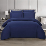 مفرش فندقي مزدوج 7 قطع نيفانا لون كحلي