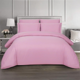 مفرش فندقي مزدوج 7 قطع نيفانا لون وردي