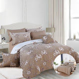 مفرش صيفي نفر ونص وجهين 4 قطع - تيفال