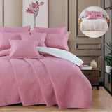 لحاف وتين 4 قطعة مضغوط صيفي نفر ونص