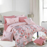 مفرش صيفي نفر ونص وجهين 4 قطع - تيفال