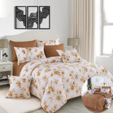 مفرش صيفي نفر ونص وجهين 4 قطع - تيفال