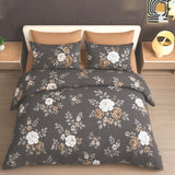 مفرش صيفي نفر ونص وجهين 4 قطع - تيفال