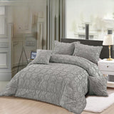 مفرش صيفي فاخر مزدوج 6 قطع نفرين - غيم