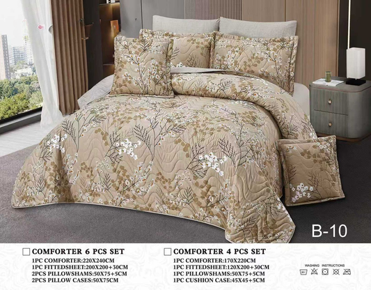 مفرش صيفي مزدوج مضغوط  6 قطع