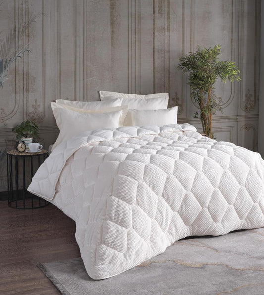 مفرش شتوي تركي فاخر مزدوج 6 قطع نفرين - الين