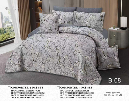 مفرش صيفي مزدوج مضغوط  6 قطع